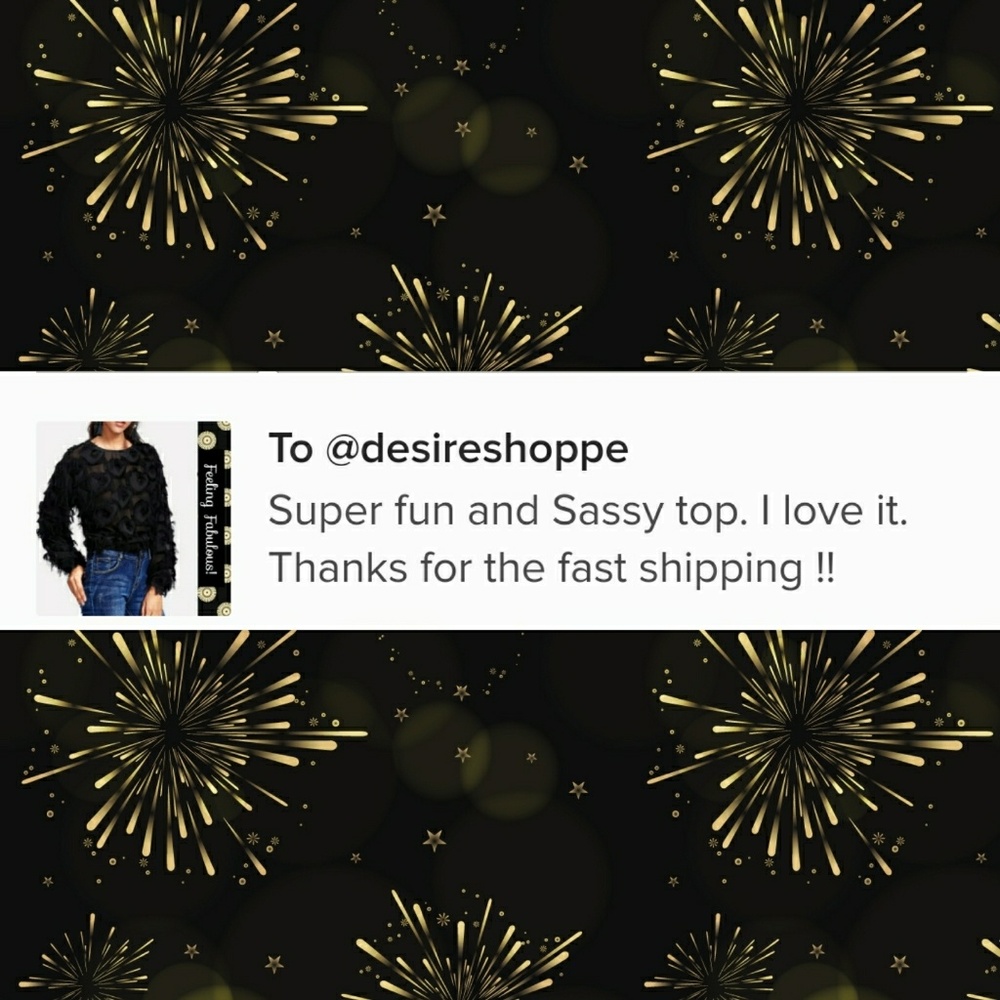 LAST ONE! Fabulous Eyelash Fringe Top - Picture 7 of 7